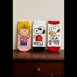 3 Pack of Peanuts socks 2 Snoopy and one Sally NEW in package